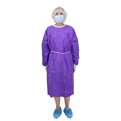 l'isolamento porpora di 50g pp abbiglia gli abiti eliminabili dell'ospedale