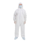 Tuta protettiva eliminabile 25gsm-70gsm bianco impermeabile del PPE
