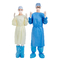 abiti chirurgici dell'ospedale eliminabile blu 50g, abito chirurgico SMMS di isolamento impermeabile giallo del Livello 2