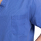 L'ospedale del poliestere sfrega il vestito uniforma breve medico di professione d'infermiera del cotone della manica