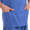 L'ospedale del poliestere sfrega il vestito uniforma breve medico di professione d'infermiera del cotone della manica