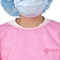 L'isolamento eliminabile della sicurezza di rosa pp abbiglia 30gsm non tessuto ha tricottato il Ppe del polsino