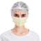 Maschera di protezione protettiva eliminabile gialla per medico adulto